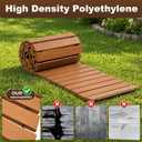 12FT Garden Pathway,15mm HDPE Outdoor Garden Walkway, Non-Slip Weather Resistant Garden Boardwalk for Patio Lawn Backyard Bathroom,No Assembly