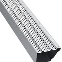 Seeutek Gutter Guards 5 Inch - 32pcs 40" Leaf Filter, Total Length 108FT, Gutter Protection Mill Finish Aluminum Gutter Cover System, Easy DIY Leaf Guard for Gutters fits Any Roof Gutter Type (Silver)