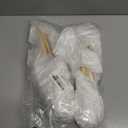 Leemiman Professional Belly Dance Fans Veils Pair (Left+Right), 180x90cm Faux Silk Fan Veils for Oriental Dance Performances Stage Shows (White)