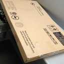 BTEXPERT Set of 5, White 24" Round Plastic Folding Table Commercial Portable for Picnic Party Camping Banquet Card Dining Wedding Event Home Kitchen Indoor Outdoor, 30" Height