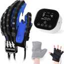 Rehability Robot Gloves Hemiplegia Hand Stroke Recovery Equipment, Hand Dysfunction Training Device for Stroke, Finger Orthosis for Finger Cramps (Left, L)