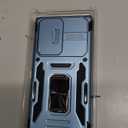 Gritup for Samsung Galaxy S22 Ultra Case with 2-Pack HD Screen Protectors and Slide Camera Cover14FT Military Grade Drop ProtectionCar Mounted Magnetic Rotate Kickstand S22 Ultra Cases,Light Blue