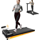 Walking Pad with Incline, 4 in 1 Under Desk Treadmill for Walking and Jogging, Portable Walking Treadmill with Remote Control Lanyard for Home, 2.5HP Low-Noise Desk Treadmill in LED Display