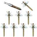 balacoo 1 Set Stand Bar Accessories Nut Holder Bird Cage Accessories Bird Cage Stand Perch s Perch Screws Fixing s Fastener Vertical Metal