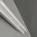 LazBlinds No Tools No Drill 1" Vinyl Mini Blinds, Cordless Blinds for Windows, Light Filtering Horizontal Window Blinds & Shades, 34 1/2" W x 48" H, White