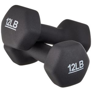 PAIR OF GENERIC 12LB WEIGHTS BLACK RUBBER COATED PAIR OF GENERIC 12LB WEIGHTS BLACK RUBBER COATED