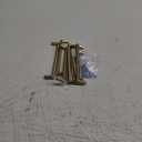 Vicycmc Champagne Bronze Zinc Alloy Solid Cabinet Pulls 6-1/ 4 Inch(160mm) Hole Center, Dresser Cabinet Handles Luxury Cabinet Pull Hardware for Bedroom, Kitchen 6 Pack 2401