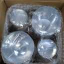 I00000 200 Pack Gold Plastic Cups, 9 Oz Elegant Clear Plastic Cups Gold Rimmed Disposable Wine Glasses Fancy Disposable Party Cup Wedding Cup Drinking Tumblers Cocktail Glasses Perfect for Party