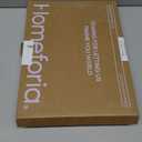 Homeforia A4 Picture Frame Black, High End Metal 8.3 x 11.7 Frames for Wall, A4 Photo Frame with Mat for A5 inch Print, 8.25 by 11.75 Black Poster Frames, 8.3x11.7 Frame with Glass, Wall Kit, Set of 1