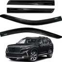 AUXKO Rain Guards for 2026 2025 2024 2023 Honda Pilot LX Sport EX-L TrailSport Touring Elite, Durable Tape-On Window Visors Vent Accessories - Easy Install Car Side Window Wind Deflectors Visors Black