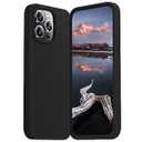 Cordking for iPhone 14 Pro Max Case, Silicone Shockproof Phone Case with [Soft Anti-Scratch Microfiber Lining], 6.7 inch, Black