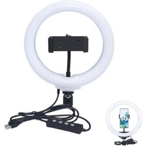 12 Inch Ring Light, 12W 160LED Circle Lights with Ball Head Phone Clip Selfie Ring Light 12W 12 Inch 160LED Ring Light for Makeup