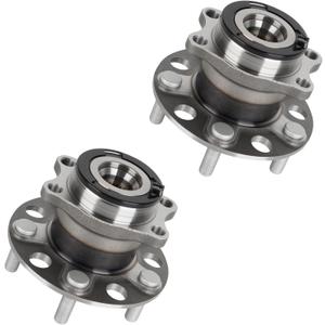 Rear AWD/ 4WD Only Wheel Bearing and Hub Assembly Compatible with Jeep Compass/Patriot 2007-2017 for Dodge Caliber 2007-2008 5Lugs Replacement 512333 2pcs