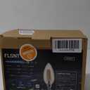 FLSNT 48 Pack LED Candelabra Bulbs 60W Equivalent, B11 Dimmable LED Chandelier Light Bulbs, E12 Base, 2700K Soft White UL,CA65 Listed.