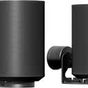 Adjustable Speaker Wall Mount for Sonos Era 100 and Era 300, Flexible Angle Adjustment, Surround Sound Speaker Wall Bracket Compatible with Sonos Era Speakers,1 Pair,Black