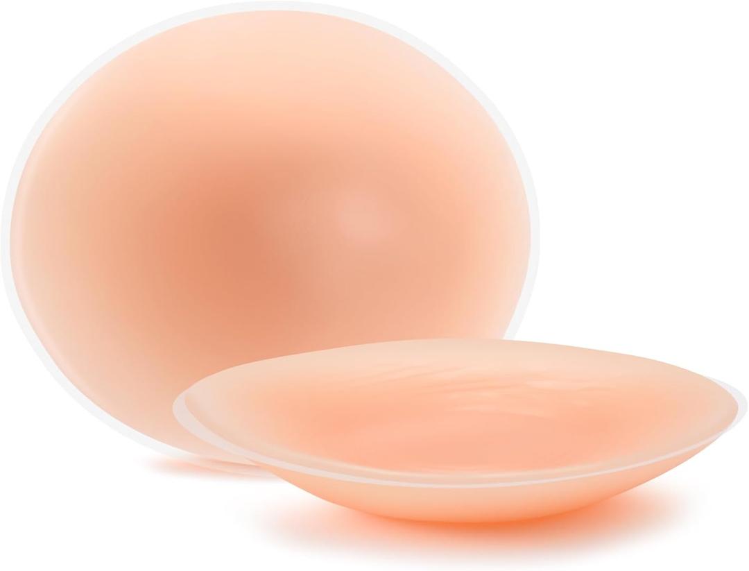 ENVY BODY SHOP Post-Lumpectomy Breast Pads Polyurethane Enhancer Shells for Asymmetry, Natural-Feel Bra Inserts