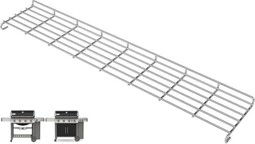 66045 Warming Rack for Weber Genesis 2 GS4 Grill Parts Replacement for Weber Genesis II SE/ E 410 SER Grills Accessories Genesis 2 GS4 II E-410, II E-435, 2 S-435, II SE-410, 32 3/ 4" Stainless Steel