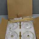 4 Pack Gold Led Cordless Table Lamps-Rechargeable Lamp Set of 4,Tabletop Lighting Outdoor Table Top Light for Restaurant Tables | Dinner | Kitchen Counter Top | Bulk of 4 Wirelss Lamps,Multi-Pack