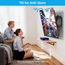HOME VISION Tilt TV Wall Mount Bracket for 26-65 Inch Flat/Curved TVs, Max VESA 400X400mm, 100Lbs Capacity, Fits 8-16 Inch Wood Studs, Universal Low Profile, HV9401