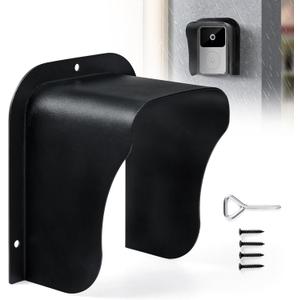 2 Pack Ring Doorbell Cover Weatherproof, Large Metal Ring Doorbell Protector, Access Control Rain Cover, Outdoor Keypad Cover Protector, Ring Video Doorbell Waterproof Cover, Camera Doorbell Cover