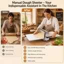 Manual Dough Sheeter, Compact Counter Top Dough Sheeter Machine