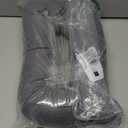 Under Door Draft Stopper, 36" Weighted Door Draft Stoppers for Bottom of Door with Hook Loops for Easy Install and Storage, Block Hot Cold Air Wind Noise for Doors Gap Up to 4.33", Gray