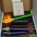 Dinosaur Toy Rocket Launcher for Kids - Launch Up to 100 Ft, 4 Rockets, Outdoor Outside Toys for Kids, Dinosaur Toys, Birthday Gifts for 3 4 5 6 7 8-12 Year Old Boys Girls