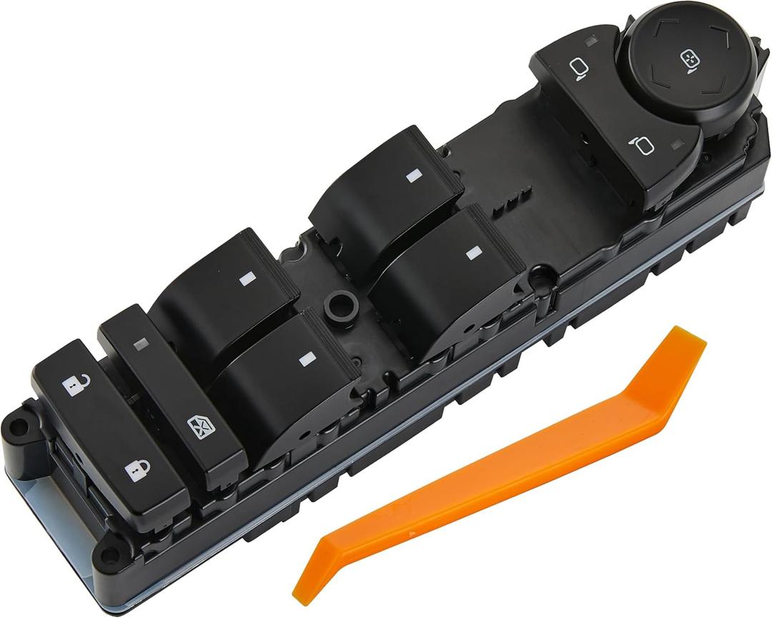 Power Window Switch Fits for Chevrolet Silverado,Avalanche,Suburban,Tahoe,Sierra,Yukon 2007-2013.Driver Side Control Door Master Switch.Without Power Folding Mirrors,4-Door Only.OE# 20835552