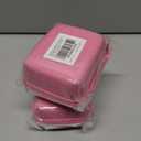 2 x MGZNMTY Carrying Case and Silicone Case for Bitzee Magicals Interactive Toy Digital Pet and Protective Skin Cover for New Bitsy Electronic Virtual Pet (Pink)