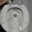 Bemis 730SLEC Slow Close Toilet Seat, Easy Clean Hinges and Durable Plastic Seat, Made in USA, Round, White
