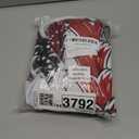 Christmas Tree Round Fitted Tablecloth Best for 40"-44" Xmas Black White Table Cloth Elastic Edge Round Water-Resistant Washable Snowflakes Table Cover for Party Picnic Camping Outdoor Indoor Decor