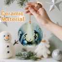 Nativity Scene Christmas Ornament, Jesus Birth Christmas Ornament, Holy Family Decoration, Religious Holiday Decor | Gifts for Christian, Gifts for Religious Women - Style A