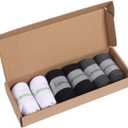 6 Pairs Thin Ankle Socks for Men Women Cotton Low Cut Short Athletic Running Socks