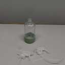 HOMBYS 8 Oz Empty Clear Glass Spray Bottles with Silicone Sleeve Protection Refillable Containers for Cleaning Solutions, Essential Oils, Misting Plants - Quality Sprayer - 1 Pack Boston Bottles (Army Green)