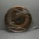 Ekena Millwork CMP22BECAB Berkshire Thermoformed PVC Ceiling Medallion (Fits Canopies up to 10 1/8"), 22"OD x 3 1/2"ID x 1"P, Metallic Antique Brass