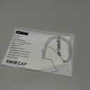 Silicone Swim Cap, Black, One Size Fits Most, Ergonomic Design for Athletes, Classic Model, Streamlined Shape for Training, Competition