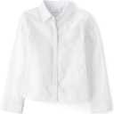 The Children's Place Girls Long Sleeve Button Down Shirt (Medium)