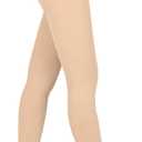 15-20 mmHg Compression Pantyhose for Women, Medical Compression Stockings, Open Toe Compression Leggings,Waist High Compression Tights for Edema, Varicose Veins, Swelling, Pregnant,Nurses, Athletes (Beige, Large)