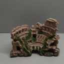 Antique Roman Column Ruin Aquarium European Castle Decoration for Fish Tank Castle Cave Hideouts Rocks Plants Supplies Accessories Safe for Freshwater and Saltwater Fish Tanks  Large