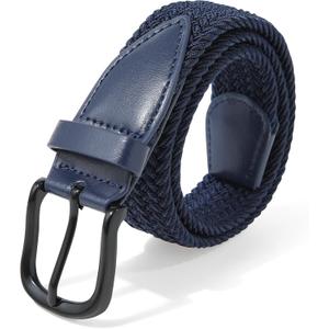 Kajeer Kids Belt for Boy Stretch Pin Buckle Elastic Woven Casual Toddler Youth Belt