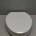 Toilet seat risers, Elevated Toilet Seat 3 inch, Heavy Duty, Never Loosen, Soft Close, Easy Install & Clean, Elongated Raised Toilet seat bowl (18.5), White