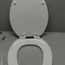 KOHLER Stonewood Quiet-Close, Elongated Toilet Seat Soft Close, Durable Wood, Easy Installation, Universal Fit, Home Essentials, White Finish, K-20466-0