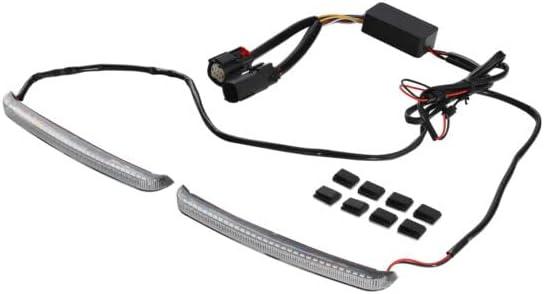 TCMT LED Saddlebag Run Brake Turn Lamp Lights Fit For Harley Touring Road King Street Glide Ultra Limited Models 2014-2024 (Clear Len)