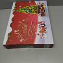 Advent Calendar 2025 Christmas Building Blocks Kit - Christmas Paradise Building Set with LED Light,24 Days Countdown Toys Building Set for Teen Boys Girls Gifts