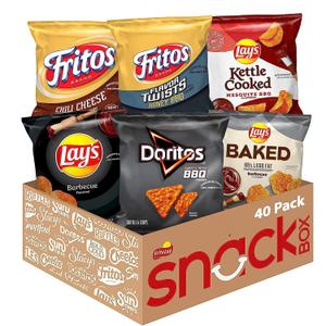 Frito Lay Backyard Barbecue Mix Variety Pack, (Pack of 40) Best By, Feb 24, 2026