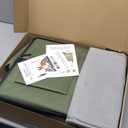 Medium Heated Cat House for Outside Winter,Inner Insulation Layer and 100% Waterproof,Built in MET and UL Dual Certified Heater,Intelligent Controller That Can Freely Set Temperature and Time (New Green)