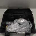 Junction Box, Hinged Black Cover IP67 Waterproof ABS Project Box with Mounting Plate Electrical Box Enclosure with Wall Bracket 11.8 x 7.9 x 6.7inch(300x200x170mm), Black