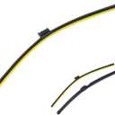 Front Window Windshield Wiper Blade Set w/Heated Washer Compatible with LHD Mercedes W167 C167 V167 X167 GLE350 450 53 63 1678209401