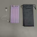 Portable Charger with Built in Cables, Portable Charger with Cords Wires Slim 10000mAh Travel Essentials Battery Pack 6 Outputs 3A High Speed Power Bank for iPhone Samsung Pixel LG Moto iPad (Purple)