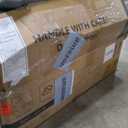 Futon Sofa Sleeper Couch Bed with Adjustable Backrest Thick Cushion Velvet Fabric for Department Living Room Lounge Sofa Loveseat (Gray)